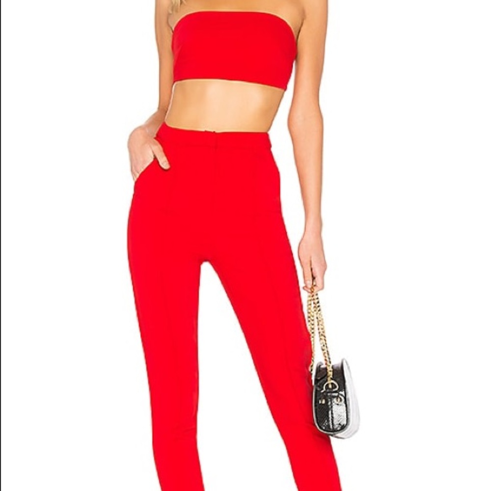 Red Pant Set | Superdown